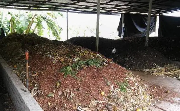 Imagen de una planta de compostaje.