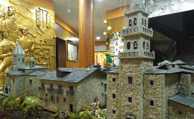 Imagen del belén del IESVE.