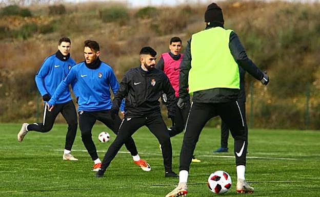 Entrenamiento de la Ponferradina.