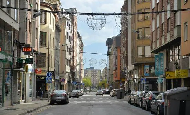Imagen de la calle Gómez Núñez de Ponferrada.