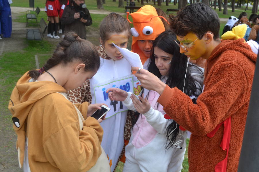 La entrega de las pistas dio comienzo a la actividad en el Parque del Temple.