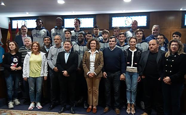 El equipo fue recibido este lunes en el Ayuntamiento de Ponferrada.
