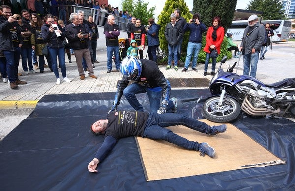Fotos: Simulacro de accidente laboral en Ponferrada