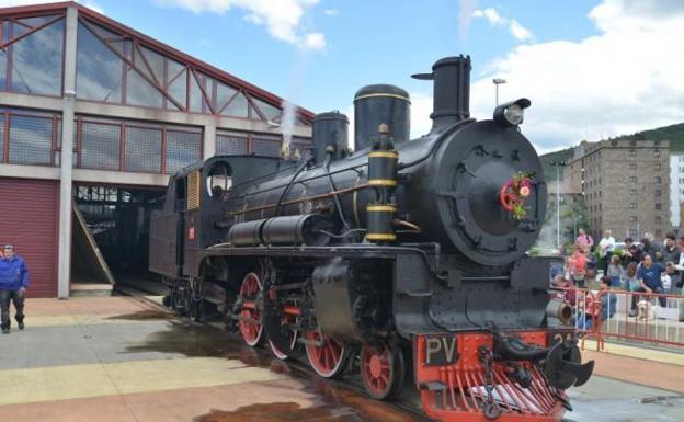 Imagen de la locomotora 31. 
