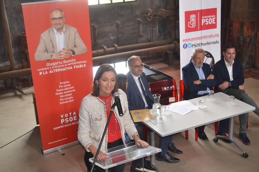 Fotos: La ministra de Industria, en Ponferrada