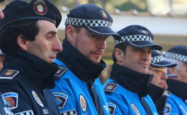 Agentes de la Policía Municipal de Ponferrada.