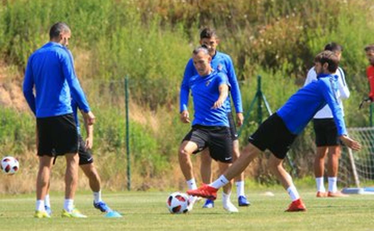 Entrenamiento de la Ponferradina.