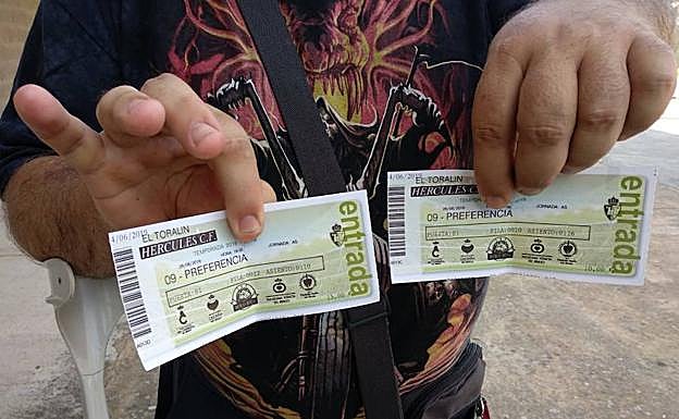 Dos de las entradas más preciadas.