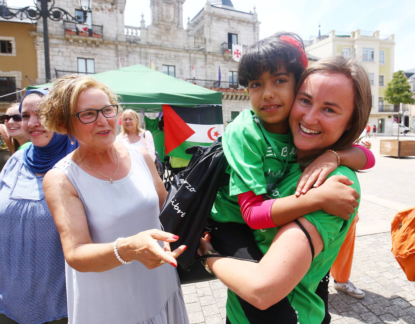 Fotos: Llegada de niños saharauis a Ponferrada