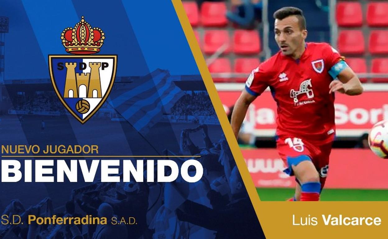 Luis Valcarce, nuevo jugador de la SD Ponferradina