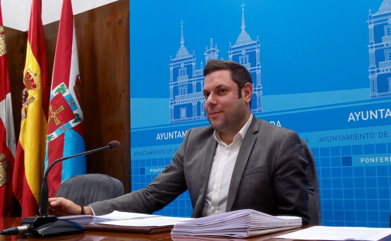 El concejal de Medio Rural, Iván Alonso. 