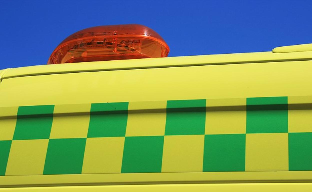 Imagen de una ambulancia del Servicio de Emergencias de Sacyl.