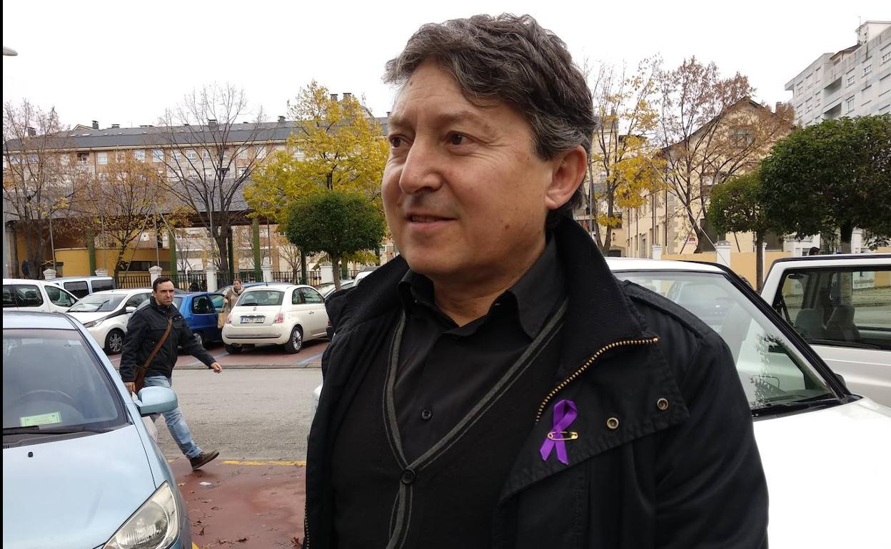 Samuel Folgueral, en los actos del Día Internacional de la eliminación de la Violencia contra la Mujer.