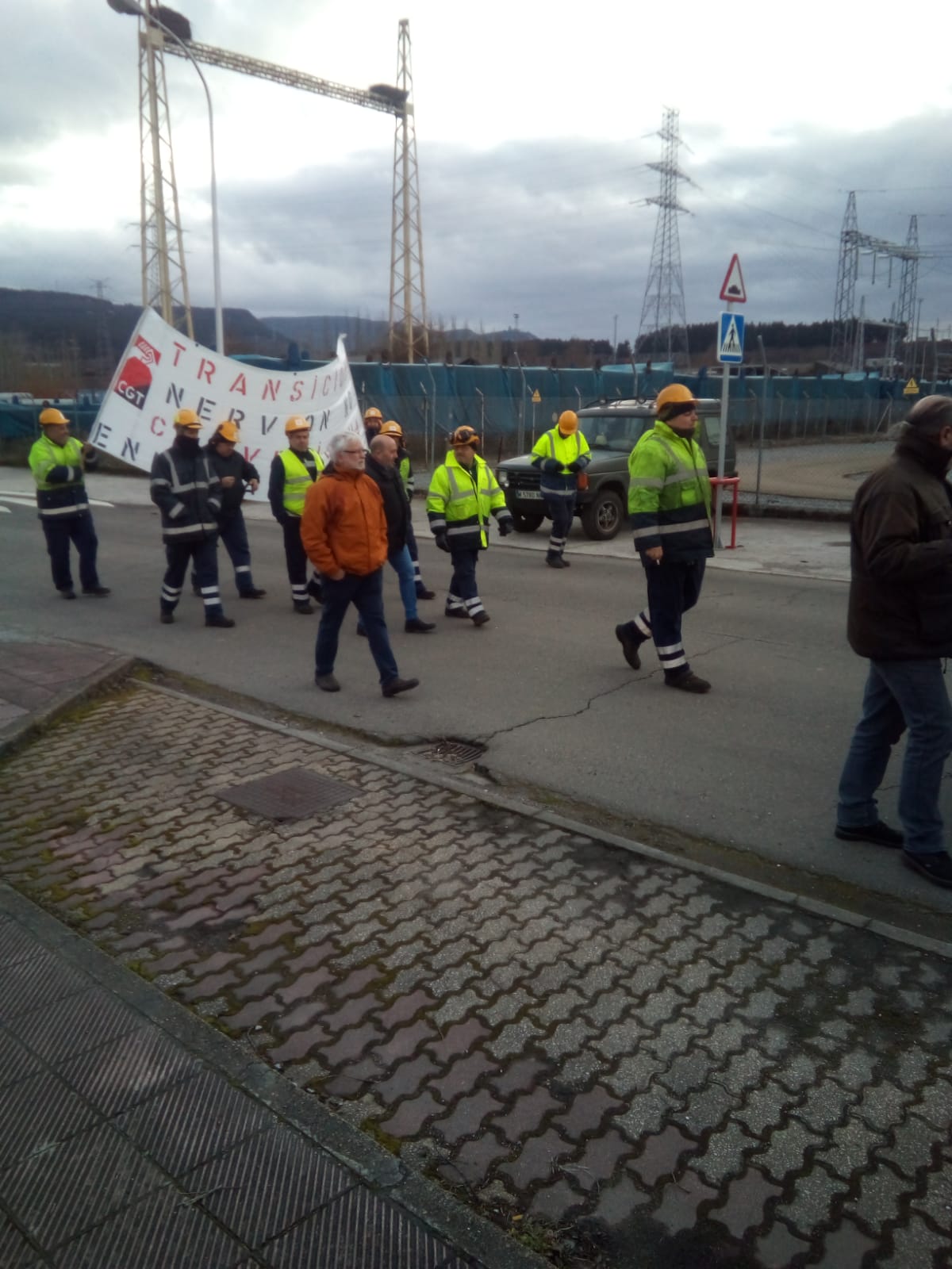 Fotos: Manifestación de los trabajaores de Nervión Industries en Compostilla