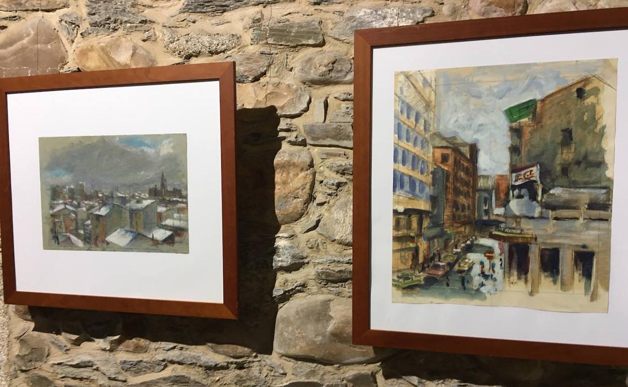 Imagen de la muestra sobre Ángel Ruiz en el Museo del Bierzo.