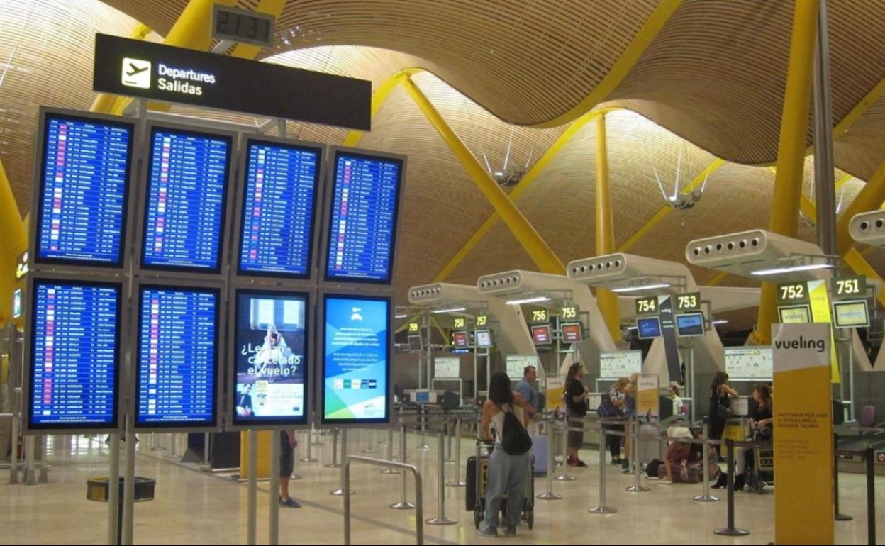 Imagen de la T4 en Barajas.