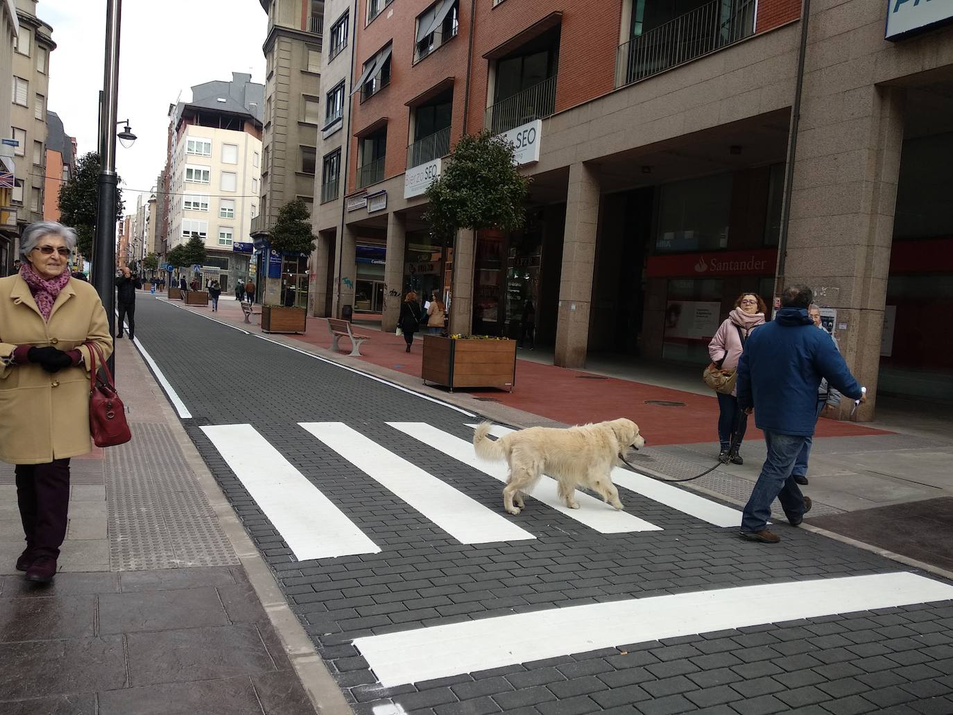 Fotos: Ponferrada abre al tráfico la calle Gómez Núñez tras las obras de remodelación