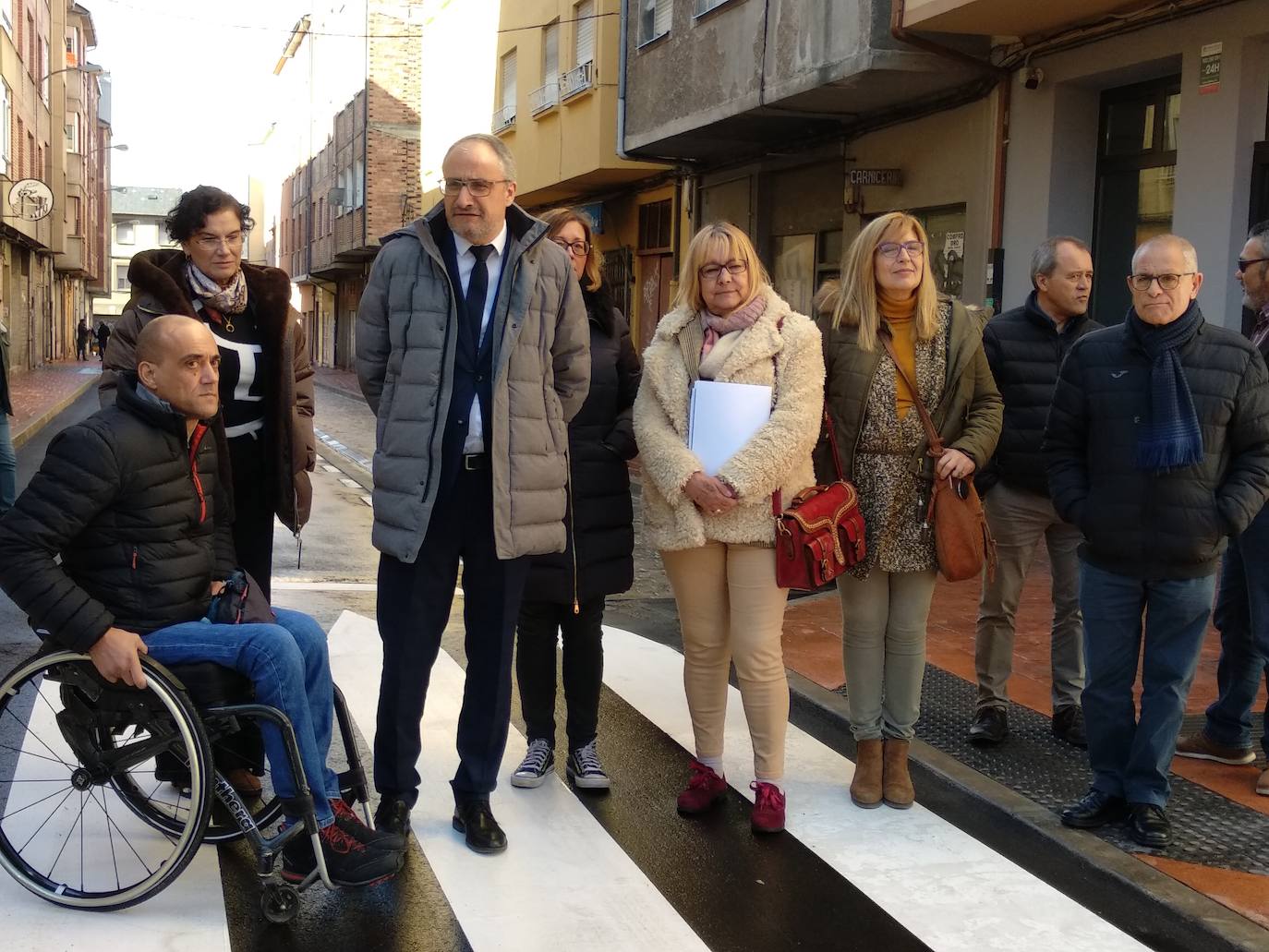 Fotos: Inauguración de las obras del Plan de Accesibilidad en el barrio del Temple de Ponferrada
