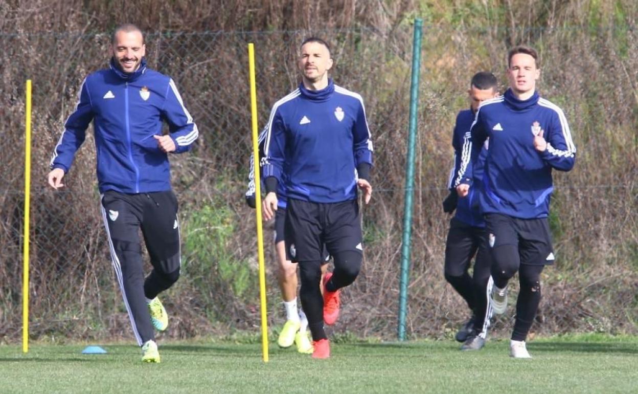 Entrenamiento de la Ponferradina.