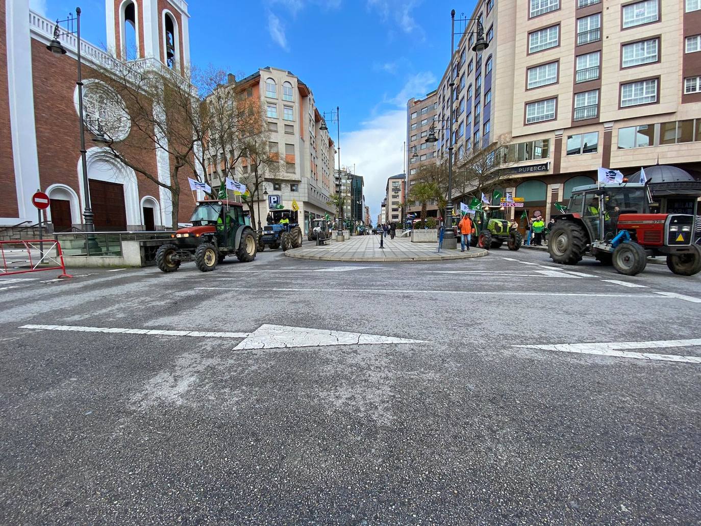 Fotos: Tractorada histórica en Ponferrada