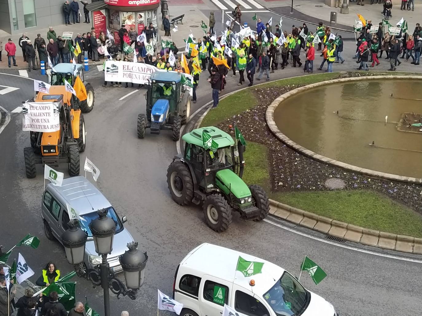 Fotos: Tractorada histórica en Ponferrada