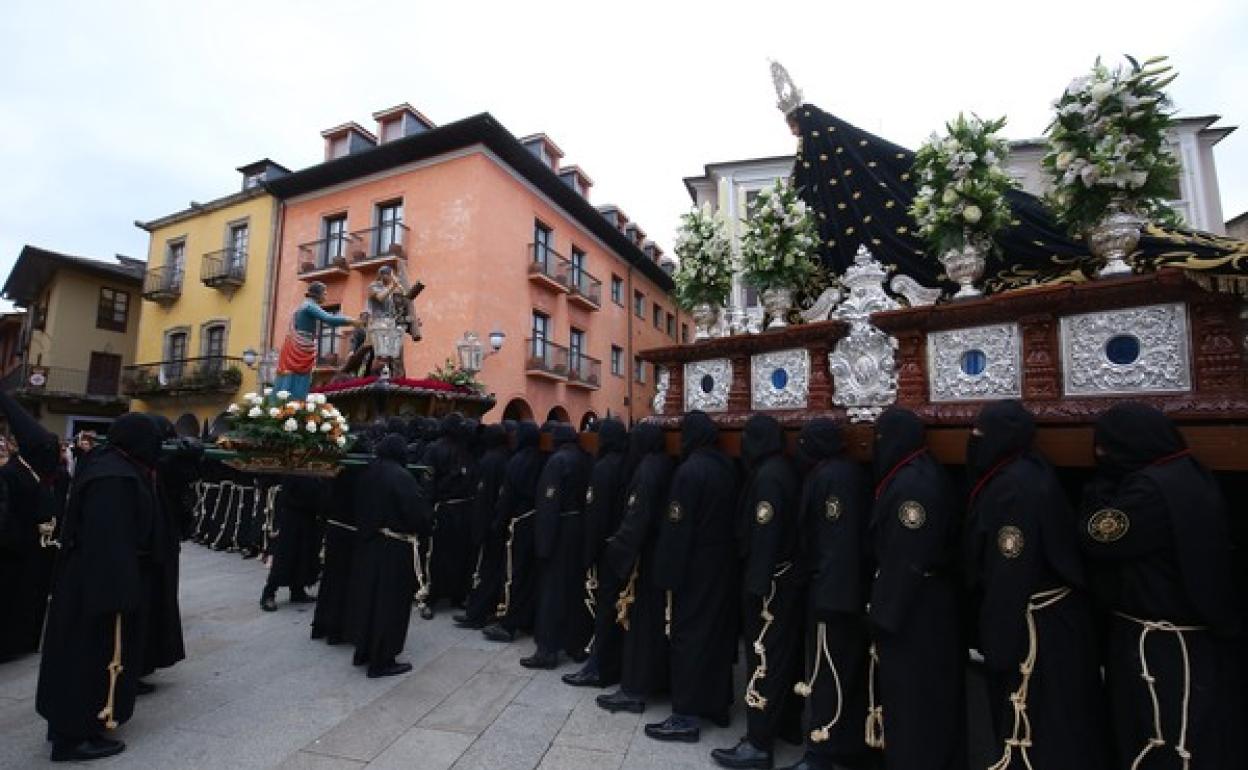 Procesión del Encuentro en Ponferrada.