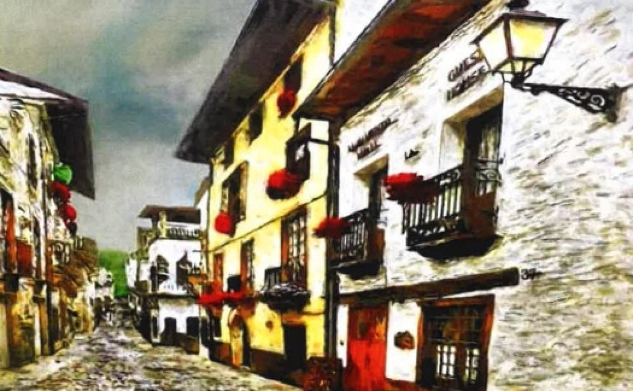Imagen de una de las obras de Ovalle.