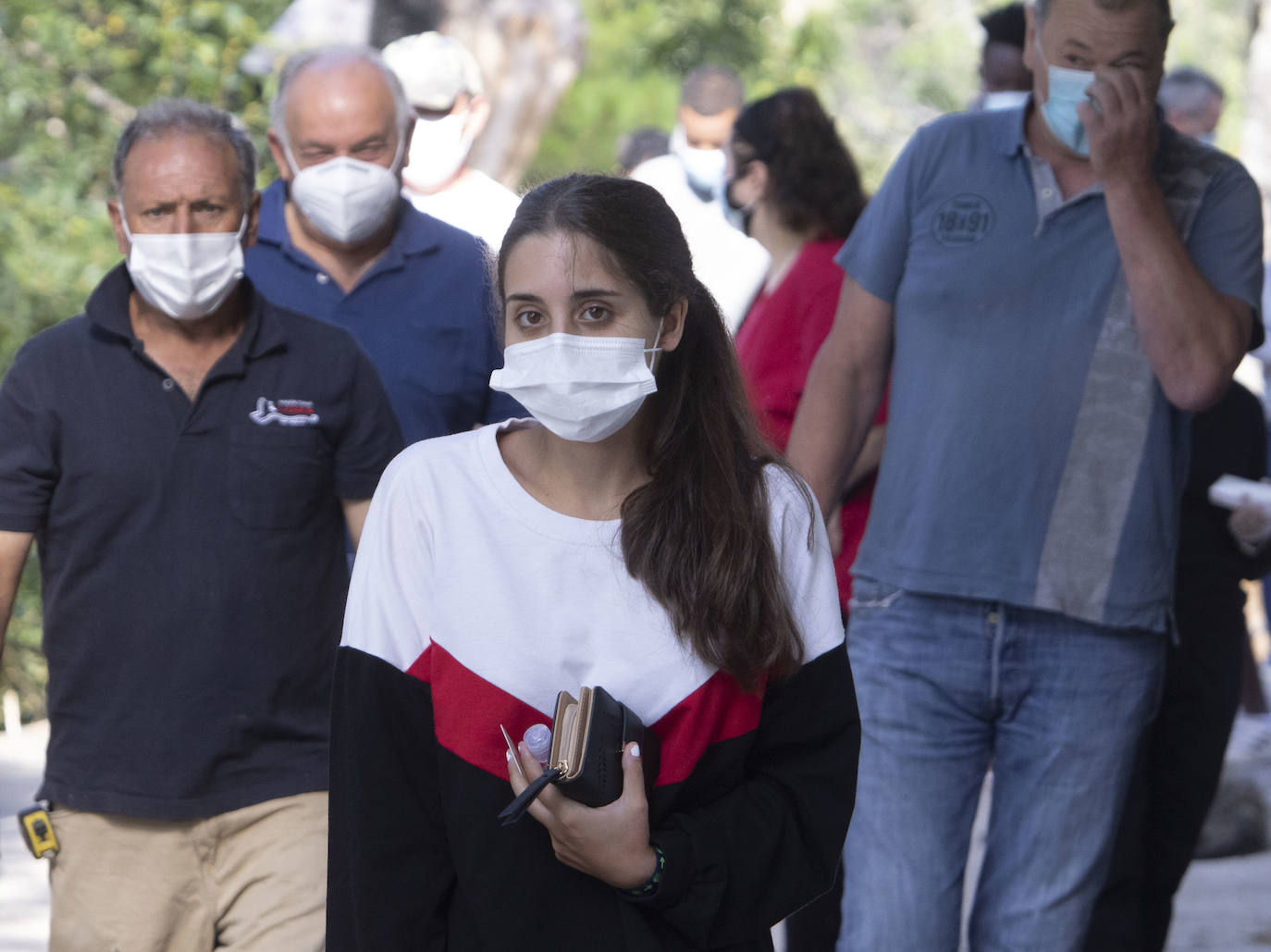 Fotos: Pruebas PRC a los vecinos de Oencia