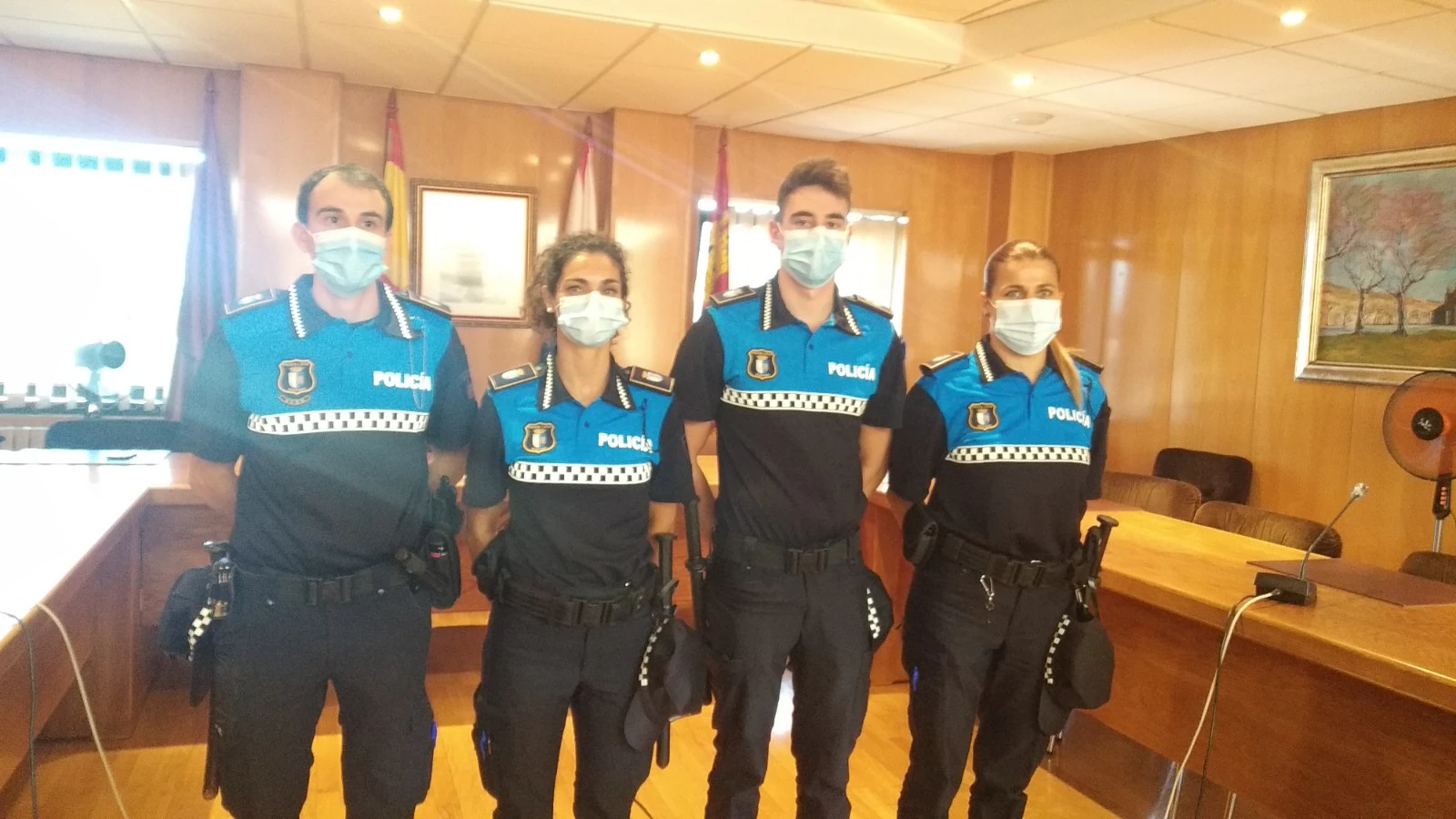 Fotos: Bembibre refuerza la plantilla de la Policía Local con 4 nuevos agentes