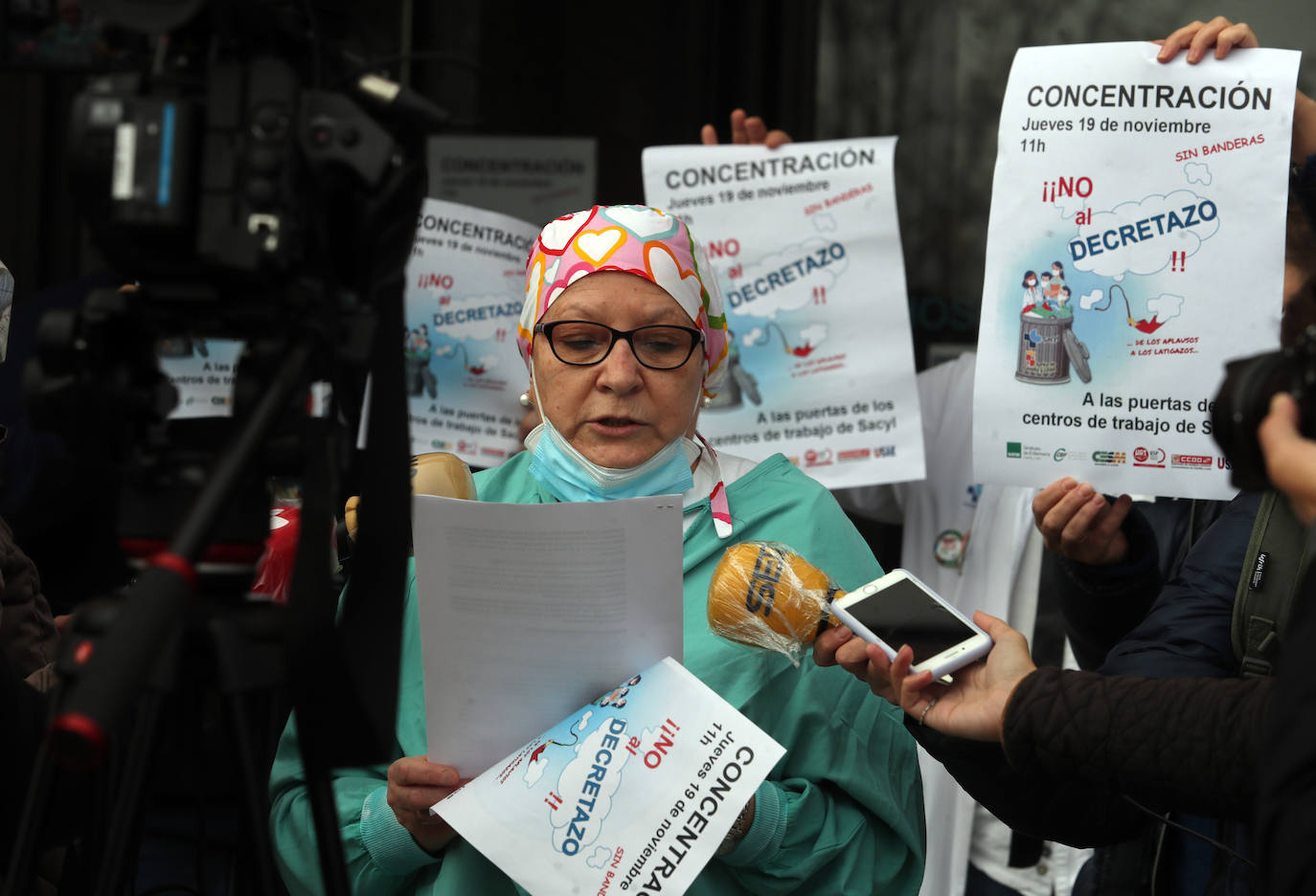 Fotos: Sanitarios del Bierzo contra el 'decretazo'