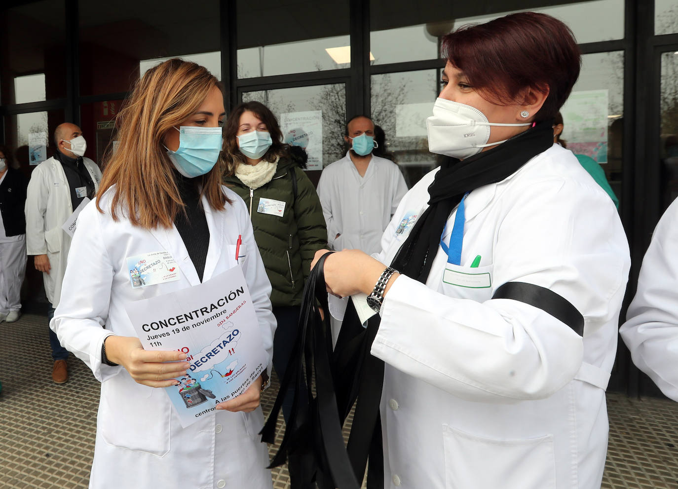 Fotos: Sanitarios del Bierzo contra el 'decretazo'