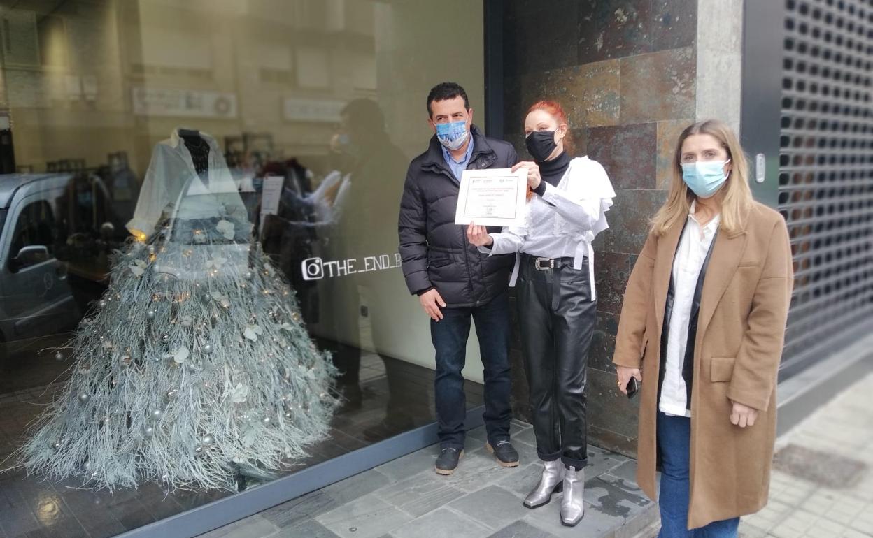 Imagen de uno de los escaparates ganadores.