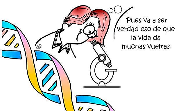 .Una de las viñetas de la muestra.