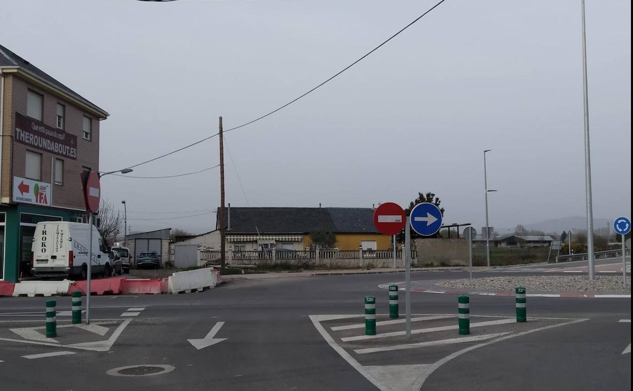 Imagen de la zona afectada.