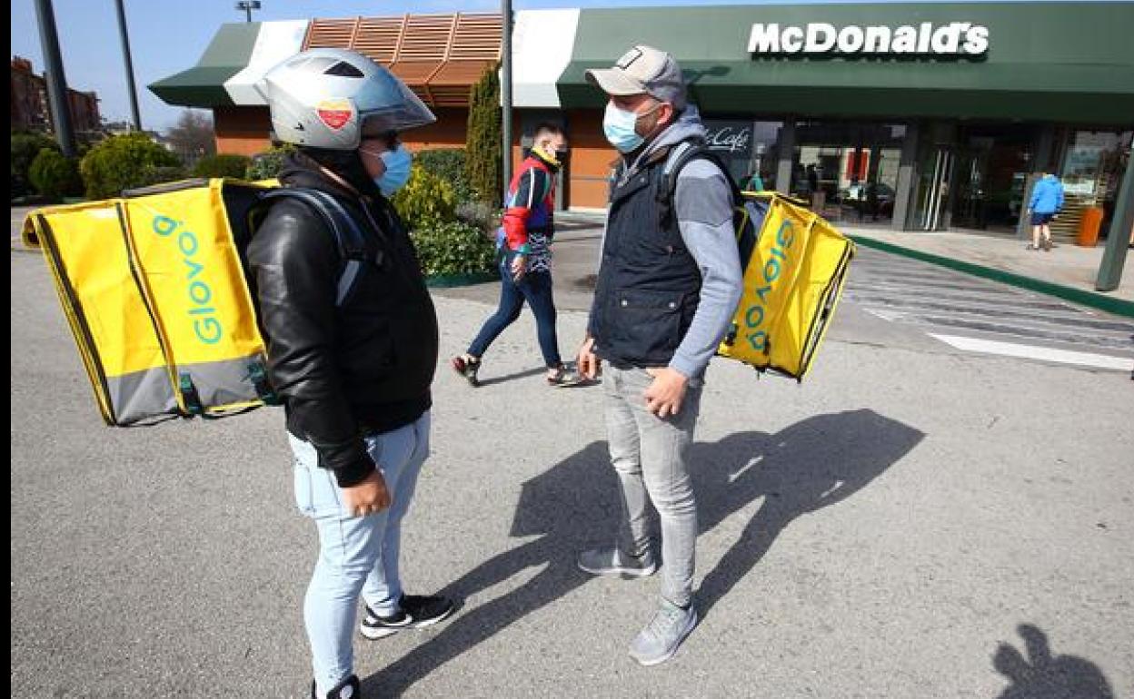 Manifestación de riders en Ponferrada.