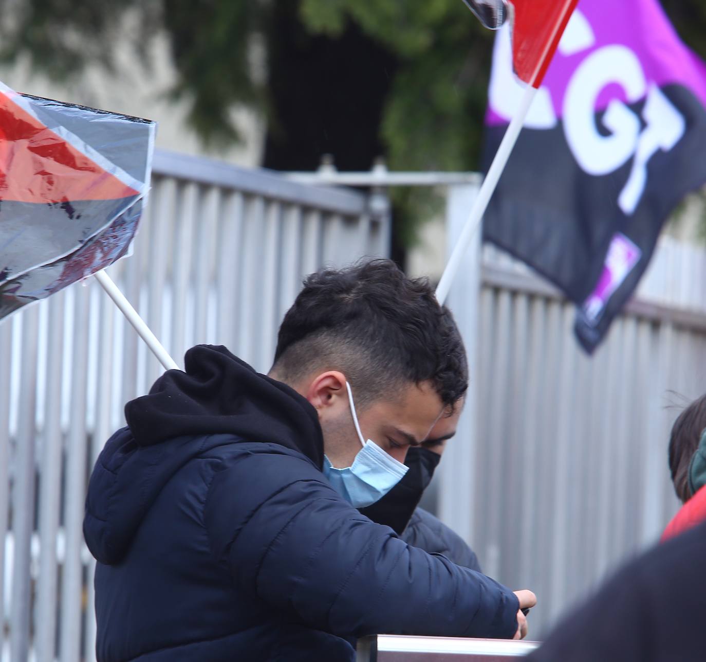 Fotos: Concentración en Roldán