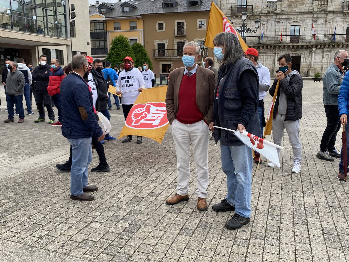 Fotos: Manifestación de los trabajadores de Roldán