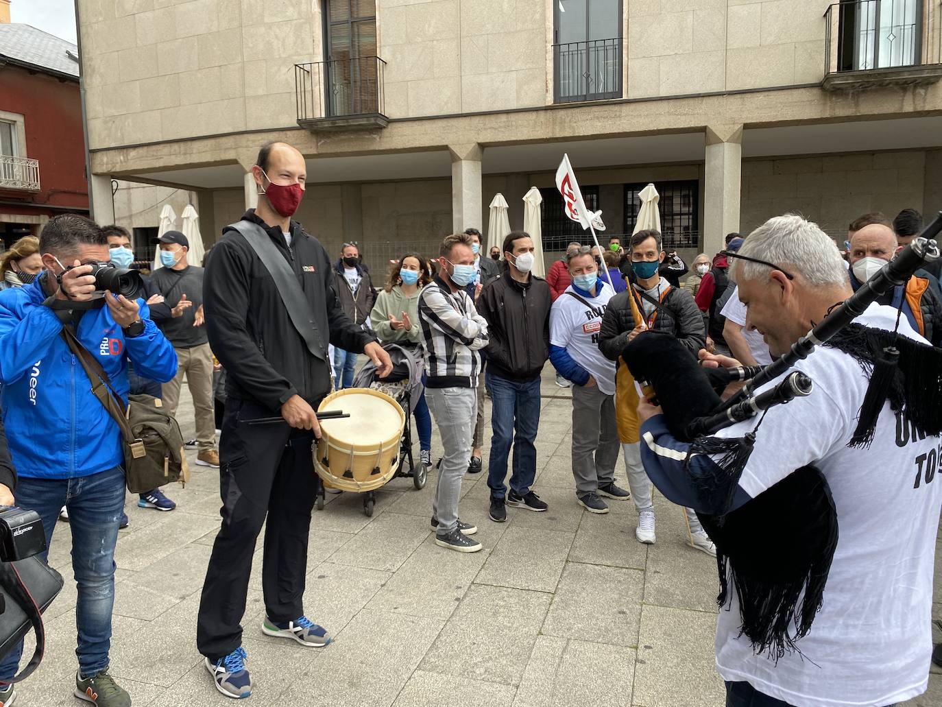 Fotos: Manifestación de los trabajadores de Roldán