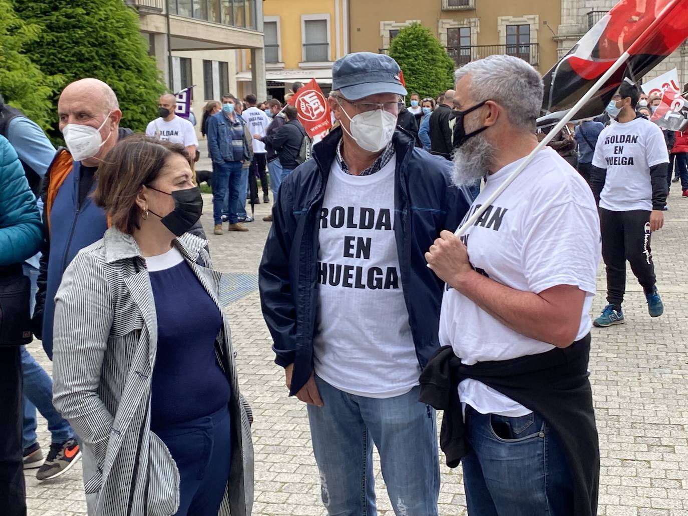 Fotos: Manifestación de los trabajadores de Roldán