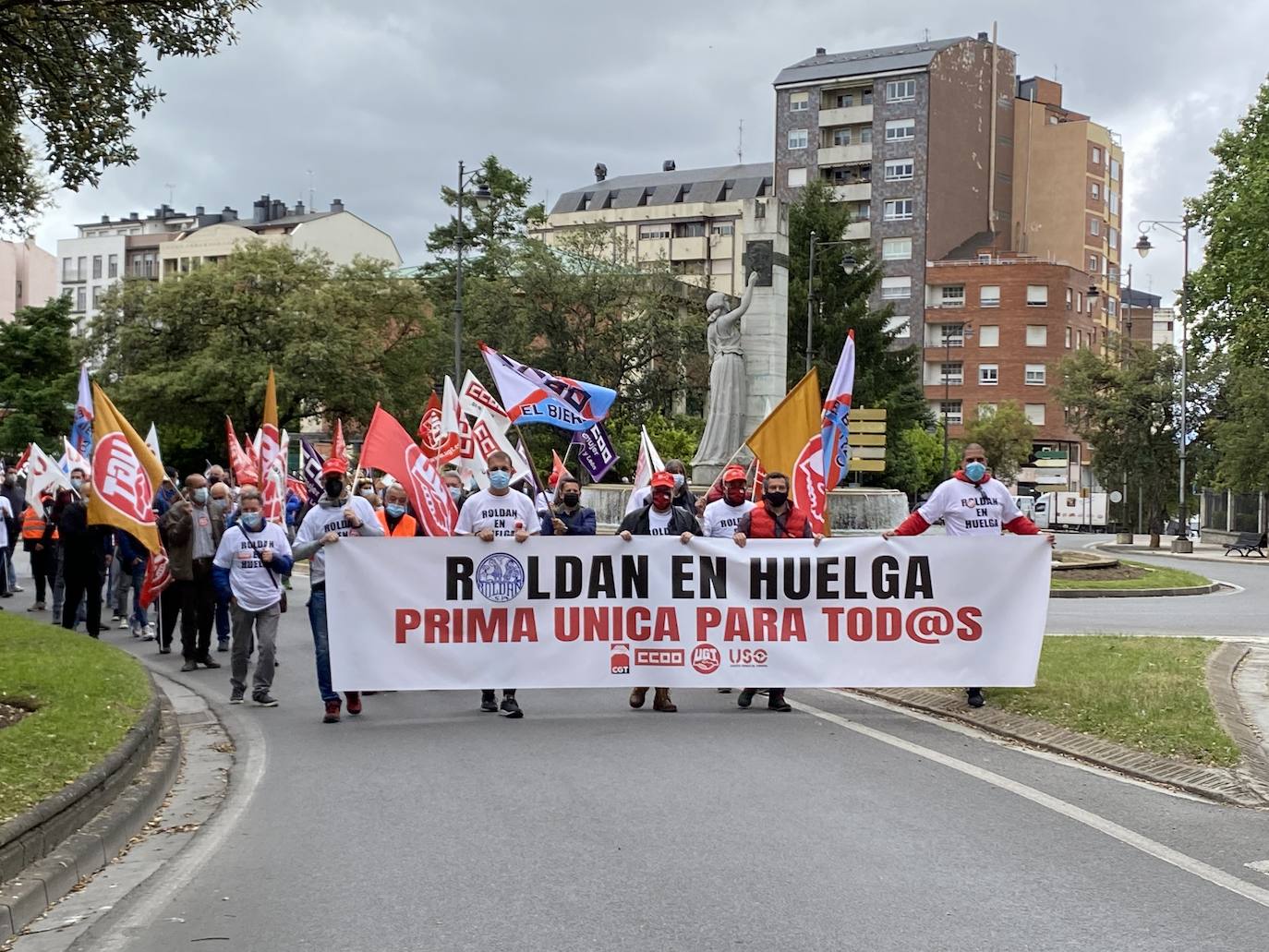 Fotos: Manifestación de los trabajadores de Roldán