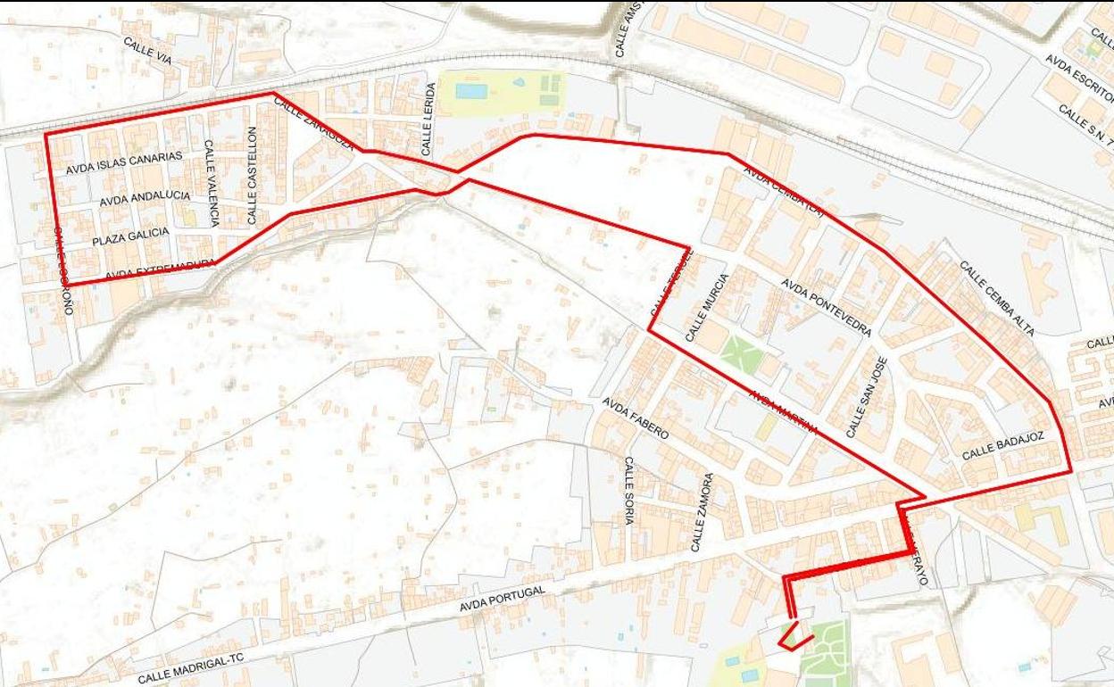 Recorrido de la carrera.