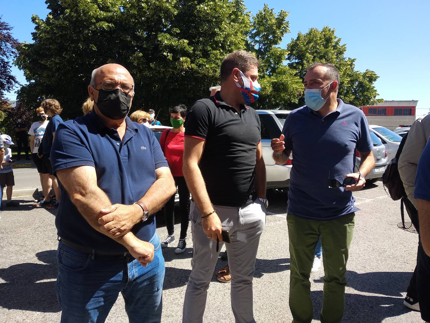 Protesta contra el cierre de la Escuela Hogar de Ponferrada.