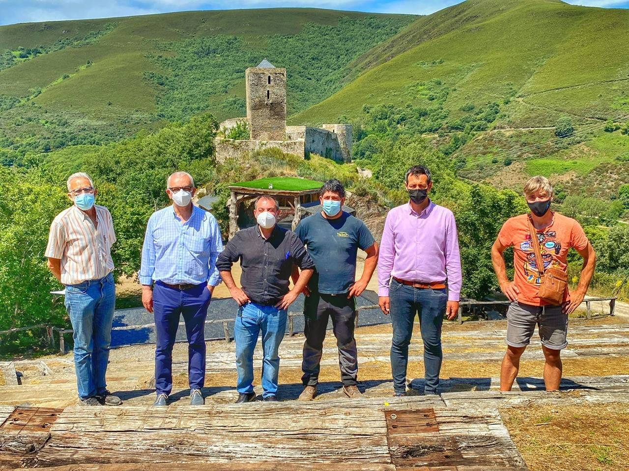 Fotos: Protección de la torre del castillo de Balboa