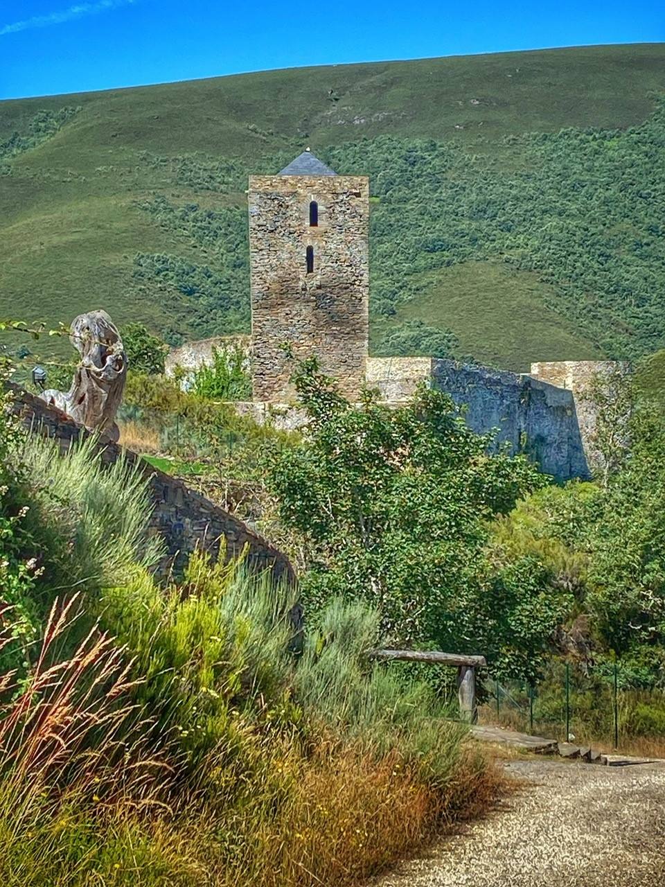 Fotos: Protección de la torre del castillo de Balboa