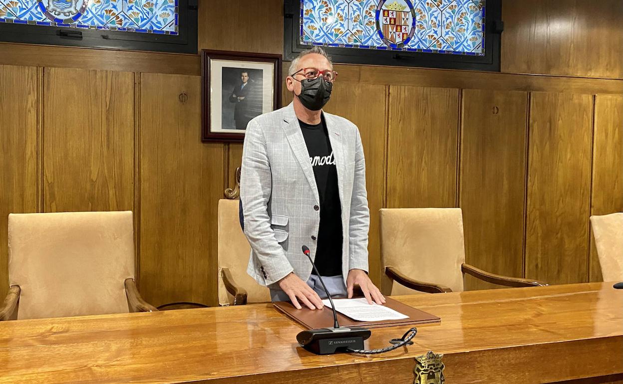 El presidente de la junta vecinal de Fuentesnuevas, José Antonio Cartón.