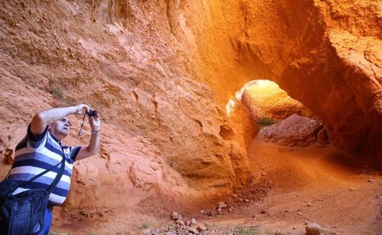 Turistas en Las Médulas..