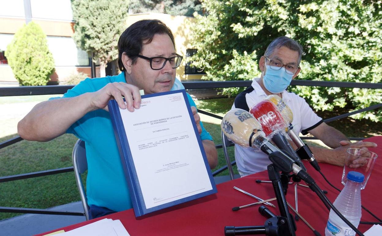 Imagen del presidente de la Asociación Estación-Temple, Ricardo Conde.