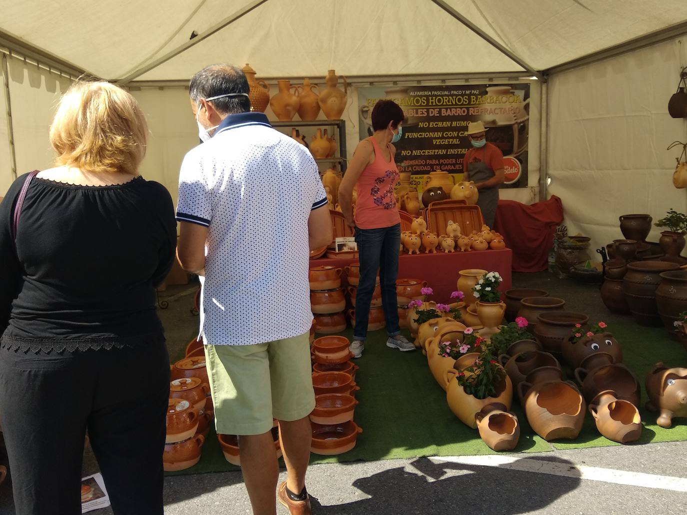 Inaguración de la XL Feria de Cerámica de Ponferrada.