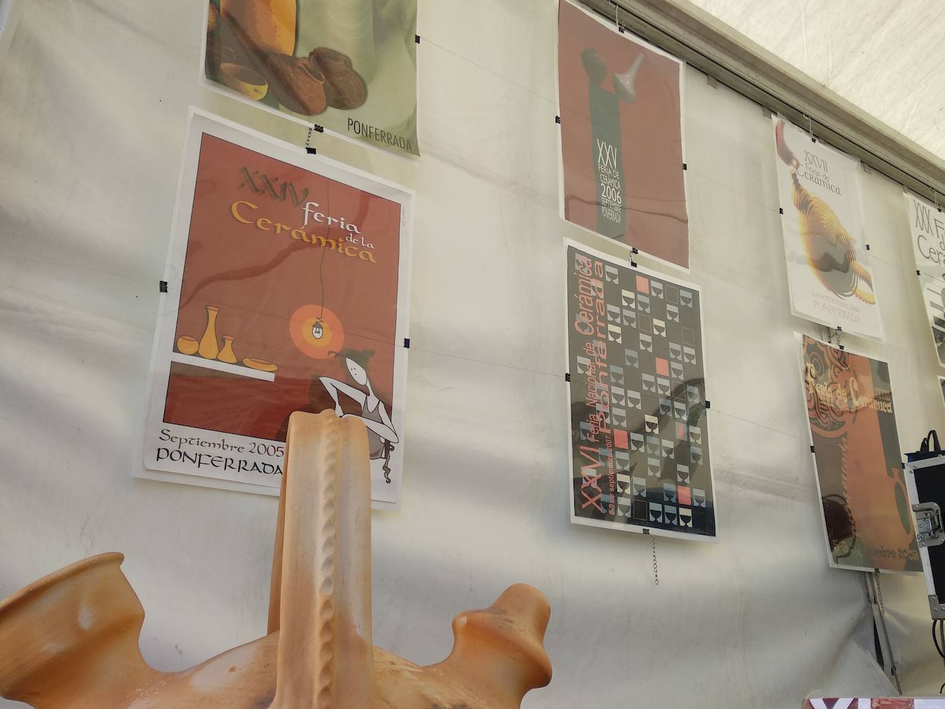 Inaguración de la XL Feria de Cerámica de Ponferrada.