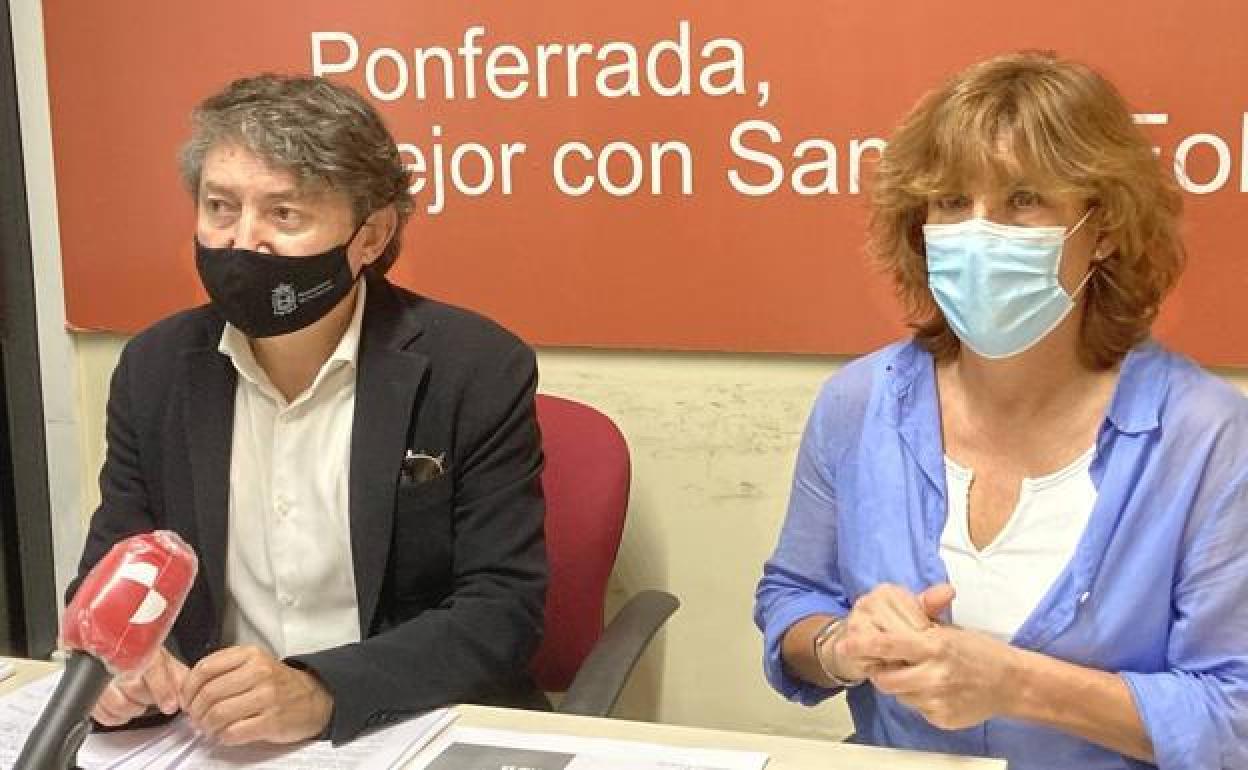 Los concejales de USE Bierzo en el Ayuntamiento de Ponferrada